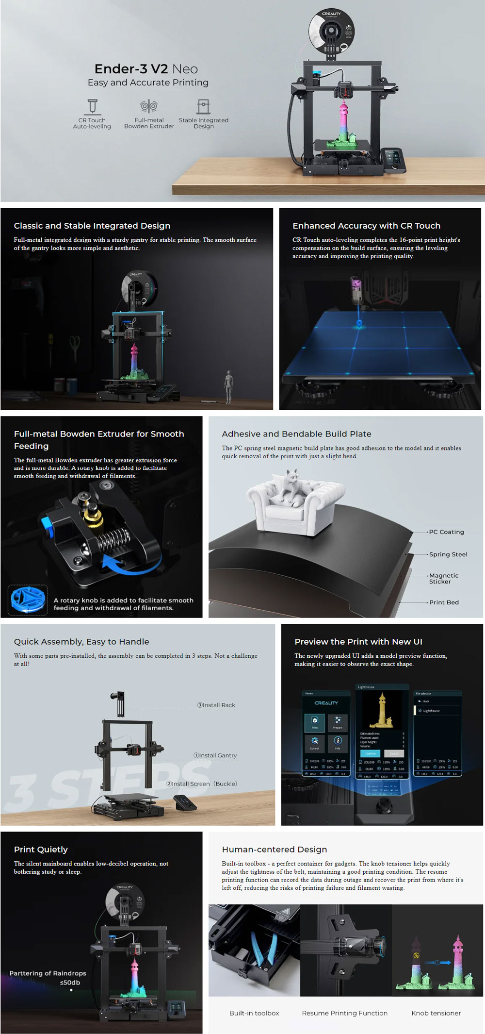 Ender 3 V2 Neo 3D Printer 16